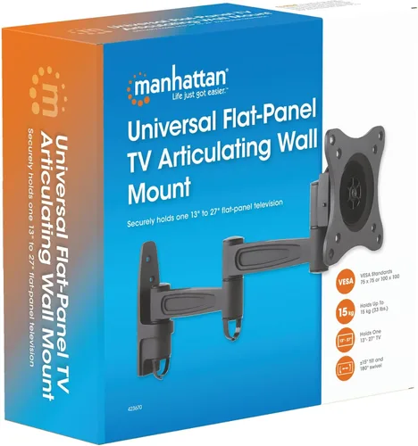 Vista 6 de Manhattan Kit de montaje universal de TV de pantalla plana - Soporta un televisor de 13" a 27" de hasta 15 kg (33 lbs.) 423670