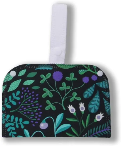 Vista 6 de Bolsa húmeda con doble bolsillo; mantén las almohadillas frescas en un lado, usa las del otro; almacenamiento perfecto para pantimedias sanitarias