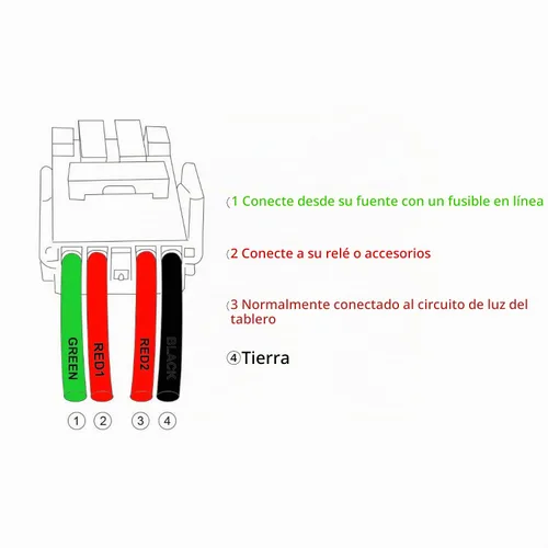 Vista 4 de Interruptor de botón para compresor de aire azul de 12 V para Nissan Qashqai Pathfinder R52 Navara NP300 X-Trail T32 Interruptor de consola