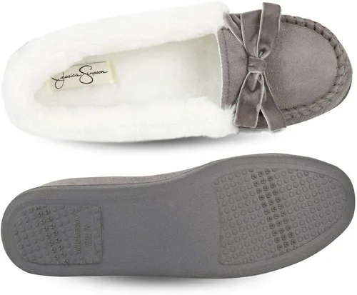 Vista 6 de Jessica Simpson - Mocasines de microgamuza para mujer, interior o exterior