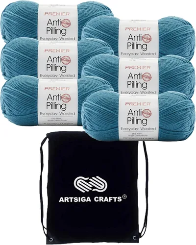 Vista 53 de Premier Yarns Antibolitas para todos los días Blancanieves 100-1 Dn100-1-Snow-White