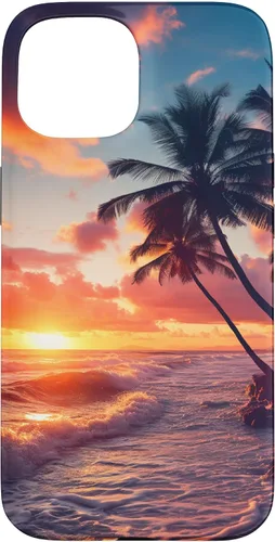Vista 6 de Palm Tree Sunset Tropical Boho Beach Aesthetic Vacation Case for iPhone 17