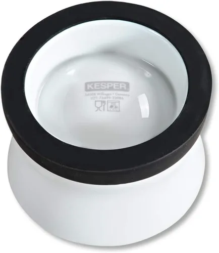 Vista 5 de Kesper Mortero con raqueta, 4.3 x 3.0 in, porcelana, blanco/negro