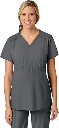 Vista 15 de Wink W123 - Camiseta de maternidad con cuello en V Negro