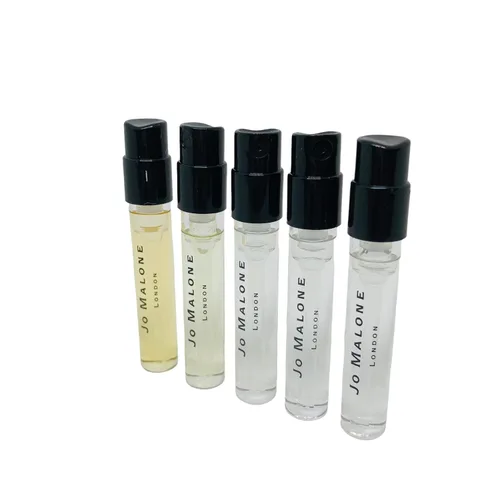 Vista 2 de Jo Malone Set de 5 muestras de fragancias de Londres en frascos de diferentes aromas 0.05 oz / 1.5 ml cada uno. Set B