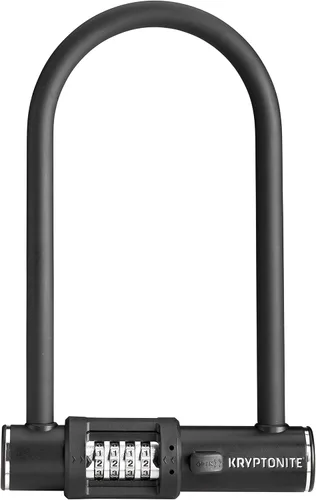 Vista 4 de Kryptonite Paquete de candado para bicicleta: bloqueo en U, cable de seguridad y bloqueo combinado