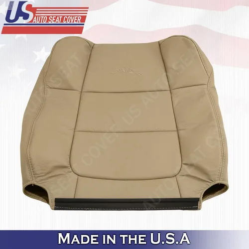 Vista 5 de 2001 a 2003 para Ford F150 Lariat Driver & Passenger Top Seat Cover TAN Leather