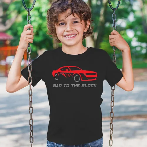 Vista 4 de Bad to The Block Camiseta de manga corta juvenil