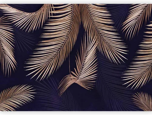 Vista 14 de artgeist Mural de pared Hojas tropicales de 79 x 55 pulgadas, papel tapiz no tejido, decoración de pared, impresión fotográfica, diseño de imagen