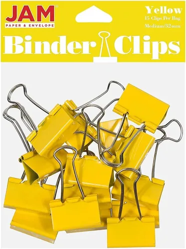 Vista 65 de Broches aprietapapeles JAM Paper®, Blanco