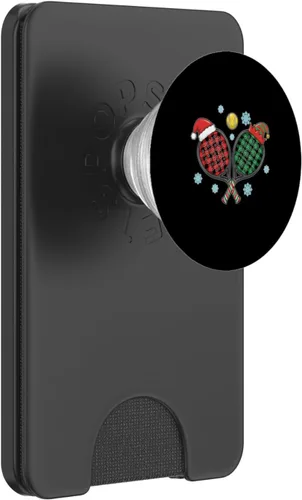 Vista 8 de Holiday Buffalo Plaid Christmas Padel Rackets Padel Lover PopSockets Adhesive PopGrip