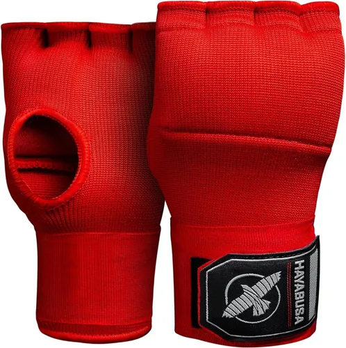 Vista 13 de Hayabusa Guantes de mano de gel rápido para boxeo Negro