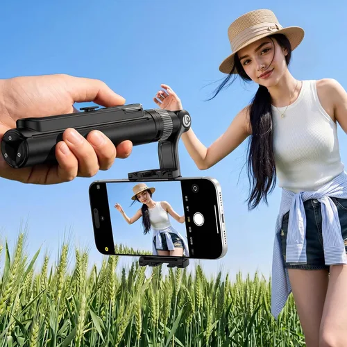 Vista 8 de ULANZI TT86 - Trípode magnético para iPhone 17, palo selfie extensible de 35 pulgadas con control remoto, clip de teléfono 2 en 1 y soportes dobles