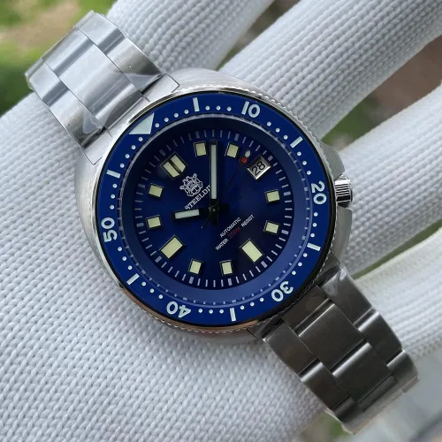 Vista 6 de Steeldive - Reloj automático para hombre 1970 SD1970 Reloj de pulsera NH35 Movimiento 200M Relojes de buceo