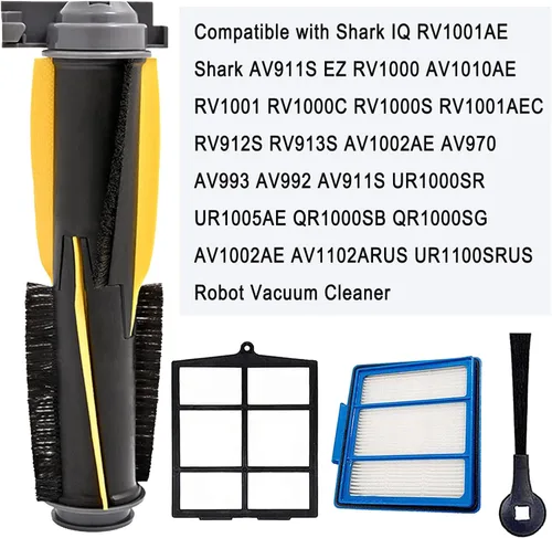Vista 2 de Paquete de 12 piezas de repuesto para robot aspirador Shark AV911S EZ IQ R101AE (RV1001AE) IQ R101 (RV1001) UR1100SRUS AV1002AE AV1010AE RV100AE, 1