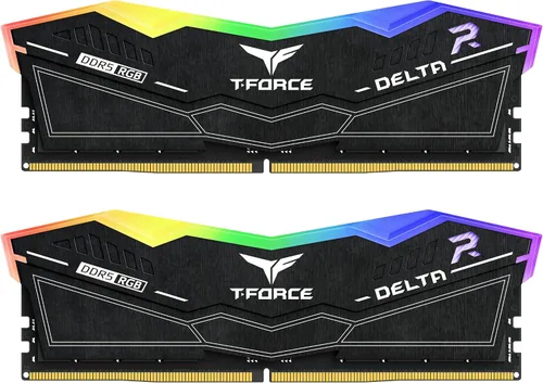 Vista 16 de TEAMGROUP T-Force Delta RGB DDR5 Ram 64GB (2x32GB) 6000MHz CL38 Intel XMP 3.0 y AMD Expo Módulo de memoria de escritorio compatible Blanco