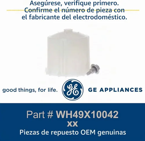 Vista 2 de GE WH49X10042 Kit de acoplamiento de agitador OEM genuino para lavadora GE