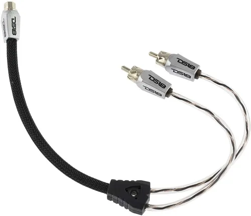 Vista 4 de Conector RCA Y 1 hembra a 2 machos - 100% cobre OFC - Negro y rojo - Nivel 3 por HQRCA-1F2M