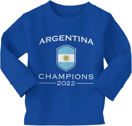 Vista 2 de Argentina Champions 2022 - Camiseta de algodón para bebés/niños pequeños