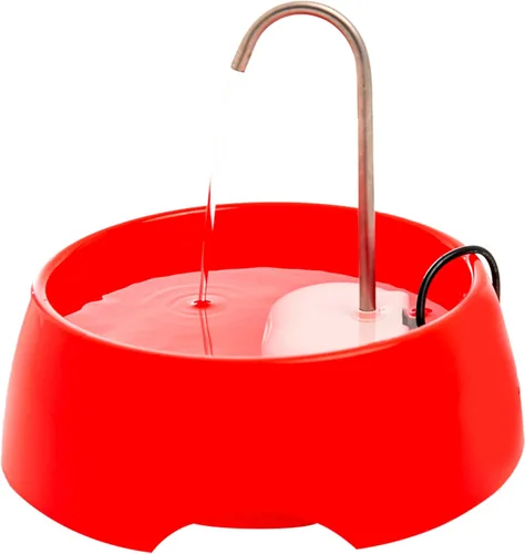 Vista 7 de Aqua MINI - Fuente de agua portátil para mascotas, cuenco automático para gatos y perros, grifo de acero inoxidable, filtros reemplazables, fácil