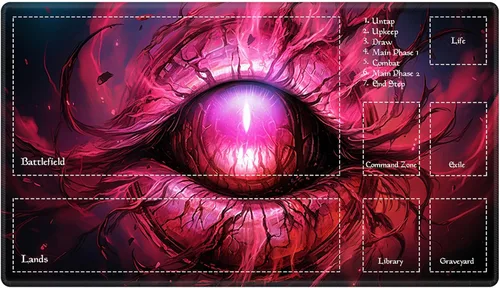 Vista 65 de Alfombra de juego con zonas para juego de cartas MTG, alfombras de juego de mesa, alfombras de juego de mesa de Magic, 61x35.5 cm, alfombra de juego