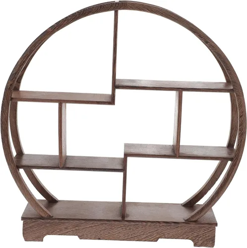Vista 10 de DECHOUS Antiguo marco de ala de pollo de madera para decoración de palisandro de feria de artesanía