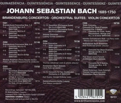 Vista 2 de Quintessence J.S. Bach