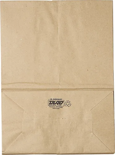 Vista 2 de General SK1657 1/6 BBL Bolsa de papel para comestibles, 57 libras Kraft, estándar 12 x 7 x 17, 500 bolsas