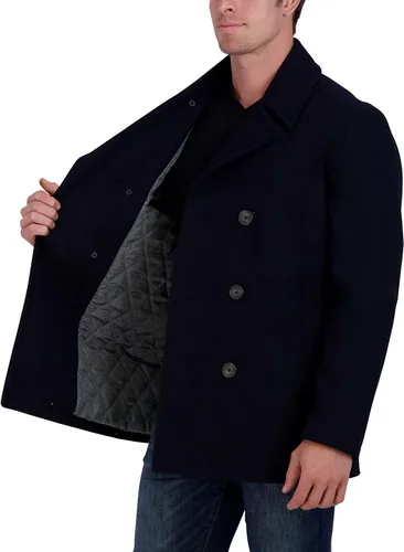 Vista 3 de Nautica Men's Classic Double Breasted Peacoat