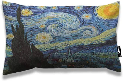 Vista 26 de AOYEGO Funda de Almohada Decorativa de Pata de Gato 12x20 Pulgadas Dibujos Animados Animal Gatito Pájaro Cielo Nube Dedo Rectangular Fundas