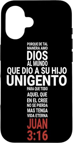 Vista 32 de Juan 3:16 Biblia Cristiana - Funda para iPhone 17