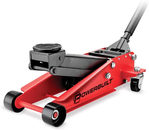 Vista 11 de Powerbuilt 620516 Gato para garaje U-Jack de 2 toneladas, capacidad de carga de 3000 libras, rango de elevación: de 4-1/2 pulgadas a 18-3/4