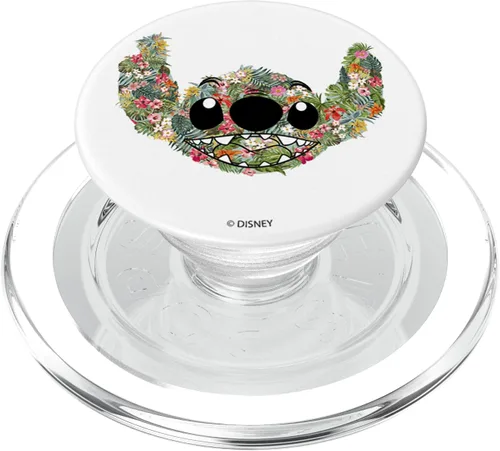 Vista 8 de Disney Lilo & Stitch Floral Stitch PopSockets PopGrip: agarre intercambiable para teléfonos y tabletas