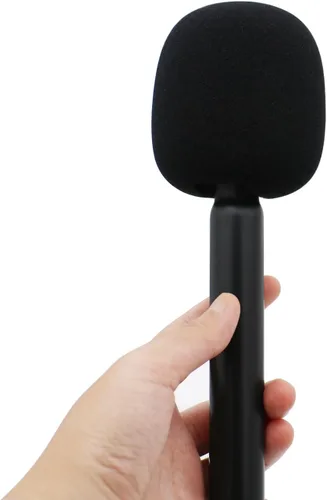 Vista 4 de Soporte de micrófono para DJI/Hollyland/Rode/Movo Soporte de micrófono inalámbrico de mano, paquete de 2