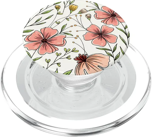 Vista 8 de PopSockets PopSockets PopGrip - PopGrip floral vintage