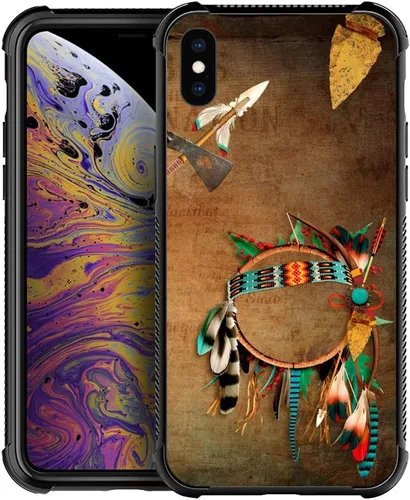 Vista 19 de CARLOCA Funda compatible con iPhone XR, iPhone XR para niños, hombres y jóvenes, diseño de nebulosa espacial, a prueba de golpes, antiarañazos