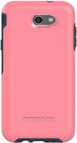 Vista 7 de OtterBox Symmetry - Carcasa híbrida para Samsung Galaxy J7 y J7 V, color negro