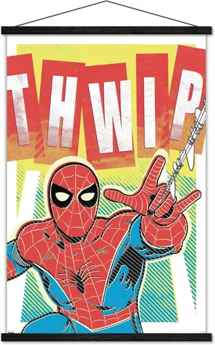 Vista 8 de Trends International Marvel Comics Spider-Man - Póster de pared con marco magnético