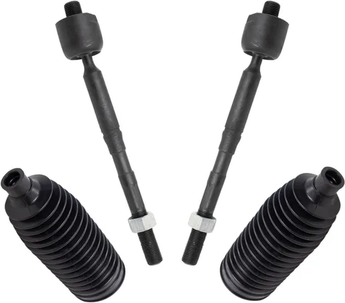 Vista 106 de TRQ Kit de dirección delantera con barra de acoplamiento de fuelle de piñón y cremallera compatible con Toyota Echo 2000-2005