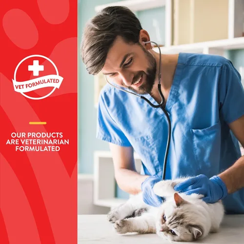 Vista 6 de NaturVet Aller-911 Allergy Aid Plus Antioxidantes para gatos - 60 masticables suaves Apoya el sistema inmunológico, la humedad de la piel