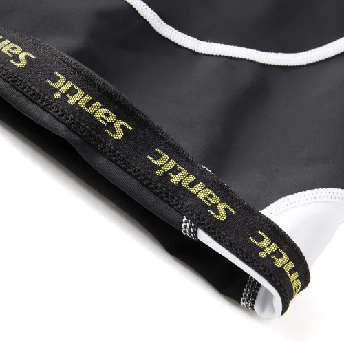 Vista 8 de Santic Pantalones cortos de ciclismo acolchados para hombre, pantalones de ciclismo para ciclismo, ropa de ciclismo