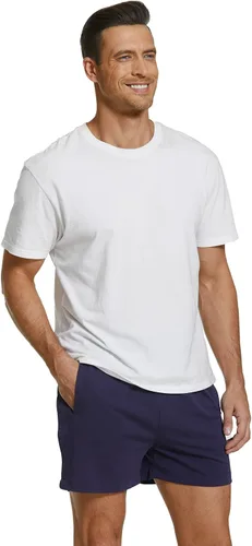 Vista 4 de Deyeek Pantalones cortos deportivos para hombre con cierre a presión, adaptativo, posteriores a la cadera, recuperación de rodilla con bolsillos