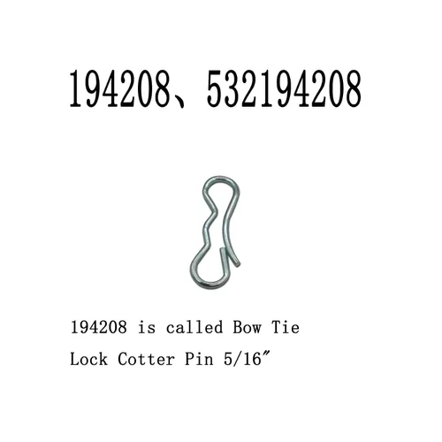 Vista 6 de Juego de clips de cubierta 8 194209 Bow Tie Lock Chaveta Pins 2 194208 Bow Tie Lock Chaveta Pin