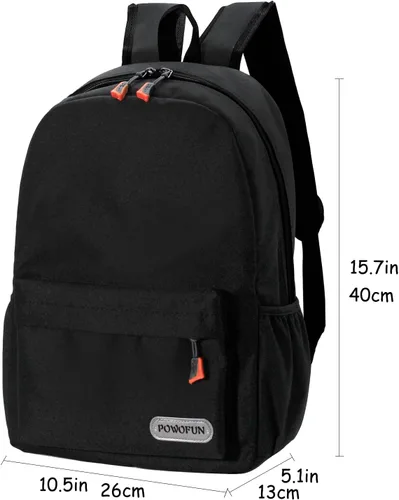 Vista 4 de Mochila para niños de 15 pulgadas, ligera, para escuela primaria, para jardín de infantes, mochila de viaje casual