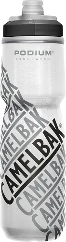 Vista 18 de CamelBak Podium Chill Bike Botella de agua aislada con compresión Negra, 24 onzas