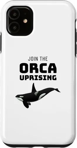Vista 8 de Orca Uprising - Join The Orca Uprising 2023 - Whales Attack Case for iPhone 17