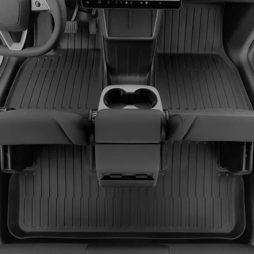 Vista 4 de 7PCS Floor Mats for 2025 2026 Tesla Model Y Standard Accessories