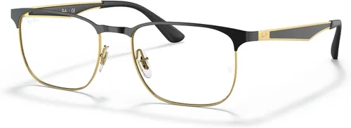 Vista 2 de Ray-Ban RX6363 - Marcos cuadrados para anteojos graduados Negro en Arista/Demo Lens
