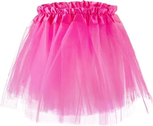 Vista 19 de Falda tutú para niña, falda de baile de ballet, falda de disfraz de hadas para fiesta