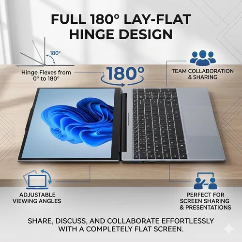 Vista 7 de Computadora portátil de 15.6 pulgadas, compatible con Windows 11, Core CPU (Supera Pentium, Celeron), hasta 3.4 GHz, 4 GB de RAM, 128 GB SSD, hasta